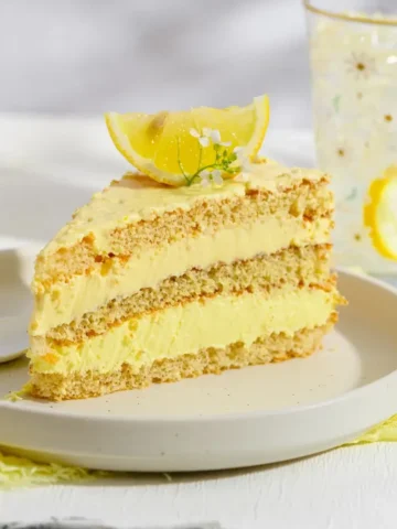 Bolo de Pistache com Limão Siciliano