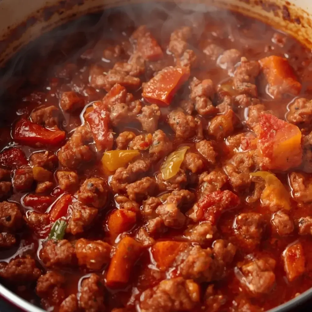 Carne Moída à Bolonhesa