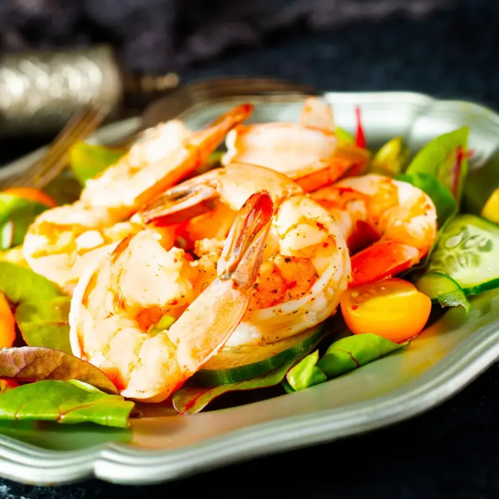 Salada Tropical com Camarão