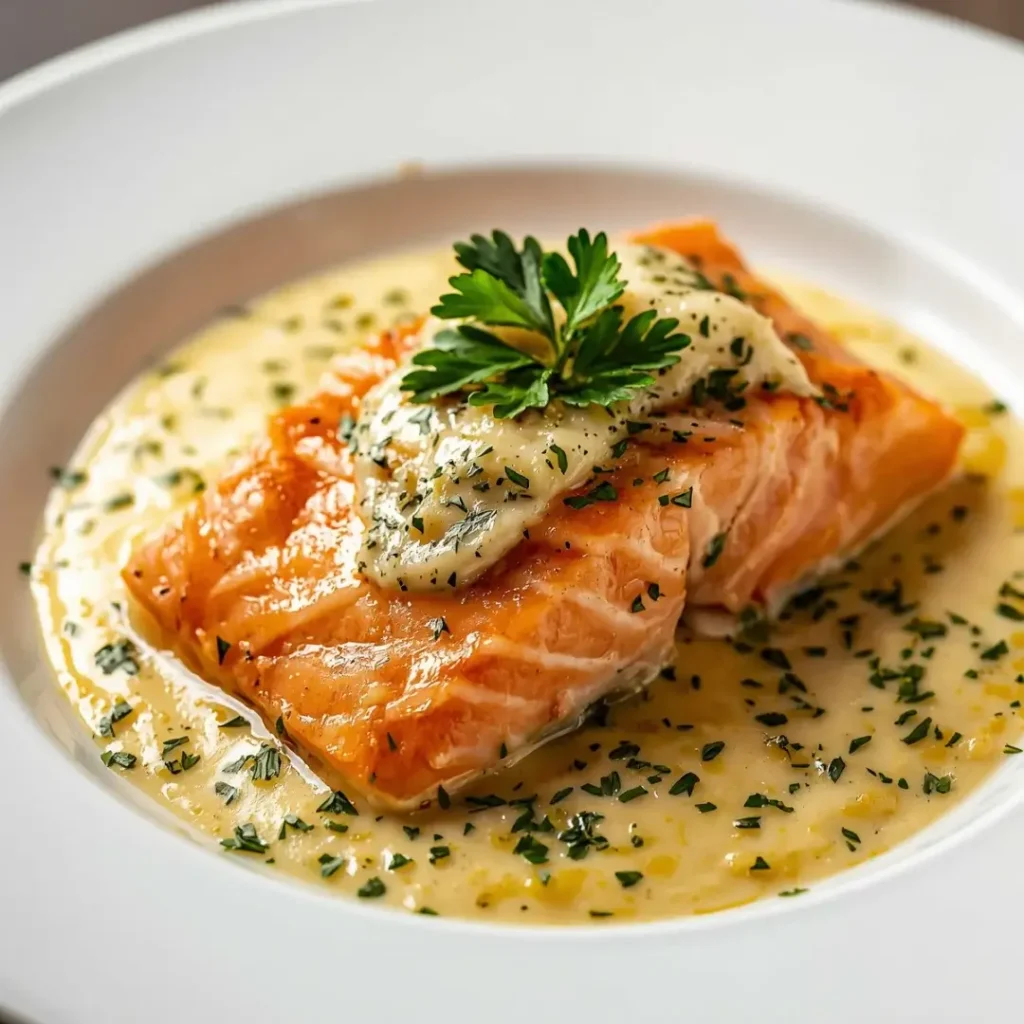 Salmão ao Molho de Alho