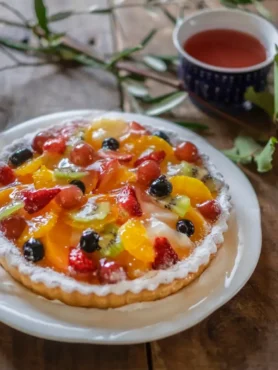 Torta de Frutas Tropicais