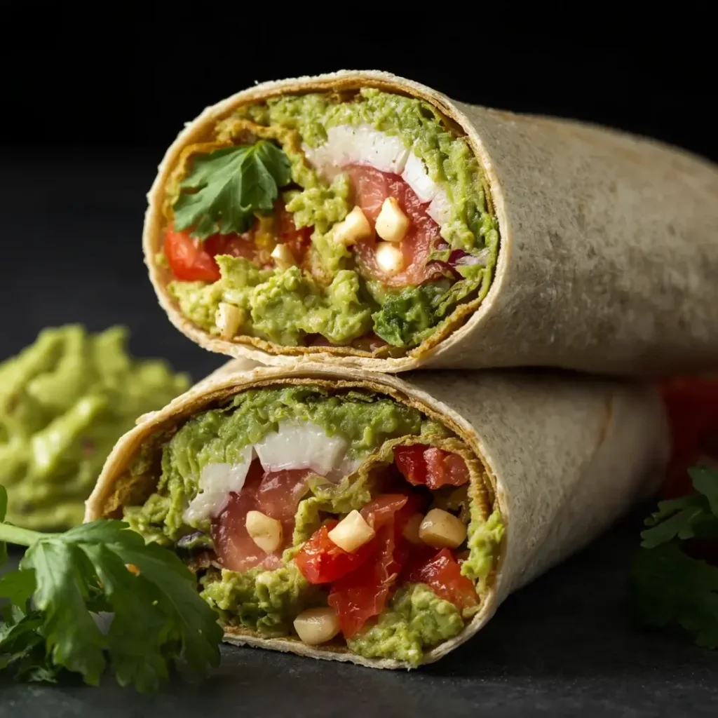 Wrap de Frango com Guacamole