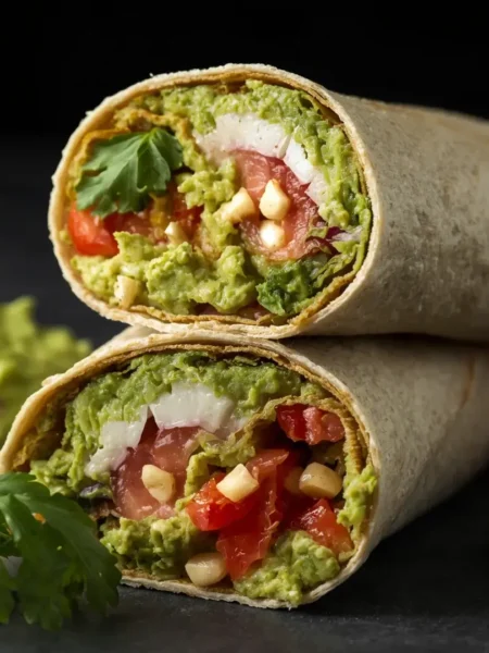 Wrap de Frango com Guacamole